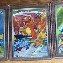 Pokemon First Partner Illustration Collection Series 1 Kanto Gen 1 Starters Set - Image 3