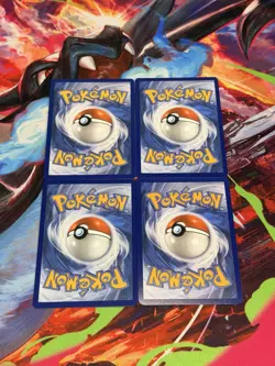 4x Poke Pad 081/088 Reverse Holo x4 - NM Perfect Order Pokemon Playset ME03 - Image 2