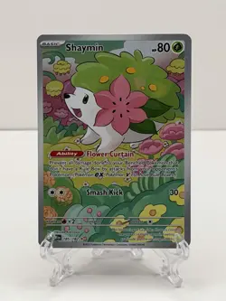 🔥Pokemon TCG-Shaymin-185/182-Sv10: Destined Rivals-Illustration-Holo-M/NM!🔥 - Image 1