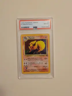 Flareon - Pokemon Jungle #3 - Near Mint to Mint PSA 8 - Image 2