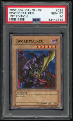 Swordstalker SDK-025 1st Edition Common Yugioh PSA 10 *815 - Image 1