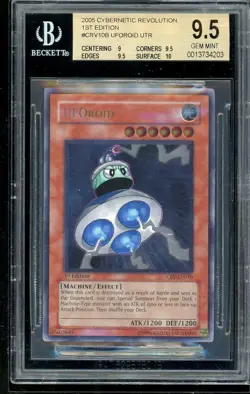 Uforoid CRV-EN010 Ultimate Rare 1st Edition Yugioh Bgs 9.5 Gold *203 - Image 1