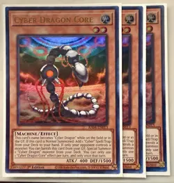 3x Cyber Dragon Core 1st Edition Ultra Rare RA04-EN013 Yu-Gi-Oh - Image 1