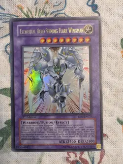 Yu-Gi-Oh! Elemental Hero Shining Flare Wingman EEN-EN036 Ultra Rare 1st Ed EN - Image 1