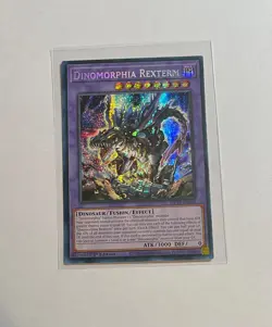 Yu-Gi-Oh! Dinomorphia Rexterm #MP23-EN082 Prismatic Secret Rare 1st Ed (NM) - Image 1