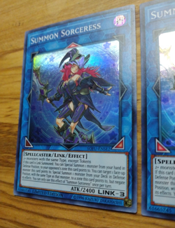 x3 Yugioh Summon Sorceress Super Rare SOFU-ENSE2 Slight Play (rev pictures) - Image 3