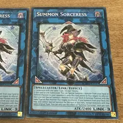 Yugioh TCG Summon Sorceress BLMM-EN157 1st Edition Secret Rare LOT OF 2 - Image 3