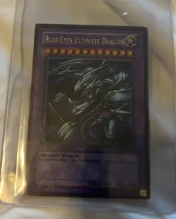 Blue-Eyes Ultimate Dragon Limited Edition 1996 Variant NM , Ready To Grade, Rare - Image 1