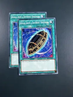Yugioh - Burial From A Different Dimension X2 - Common - SR07 - 1st - Image 1