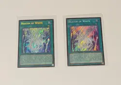 2x Yu-Gi-Oh! Beacon Of White #LCKC-EN035 Secret Rare (NM) - Image 1