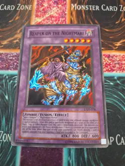 Yugioh Reaper on the Nightmare PGD-078 Super Rare Unlimited Lightly Played - Image 1