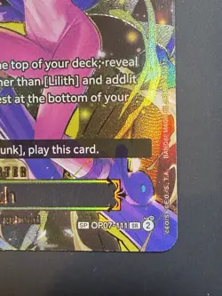 One Piece OP07 111 Lilith OP13 Special SP Parallel ENG Alternate Alt Art - Image 2