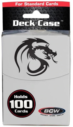 Large White Deck Case | MTG Commander Deck Case Holds 100 Sleeved Cards | Durabl - Image 1