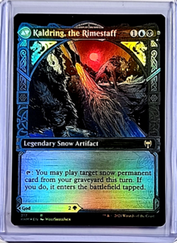 2021 MTG Magic the Gathering Kaldheim Showcase Foil #317 Jorn God of Winter LP - Image 2