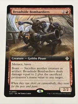 MTG Commander: Lost Caverns of Ixalan Broadside Bombardiers Extended Art 0054 NM - Image 1