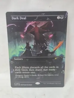 Dark Deal 0873 Borderless Non Foil D & D Secret Lair MTG NM - Image 1