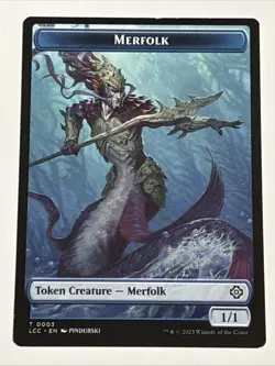 MTG Commander: The Lost Caverns of Ixalan Boar/Merfolk Token 0009/0003 NM - Image 2