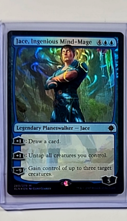 2017 MTG Magic the Gathering XLN Ixalan Foil #280 Jace Ingenious Mind-Mage LP - Image 1