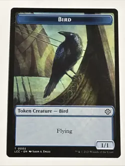MTG Commander: The Lost Caverns of Ixalan Bird/Merfolk Token 0002/0003 NM - Image 1