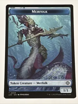 MTG Commander: The Lost Caverns of Ixalan Bird/Merfolk Token 0002/0003 NM - Image 2