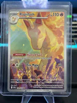 TCG Pokemon English IR Rapidash 189/182 Sv10: Destined Rivals Holo - Image 1