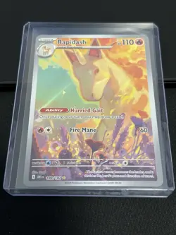 TCG Pokemon English IR Rapidash 189/182 Sv10: Destined Rivals Holo - Image 3