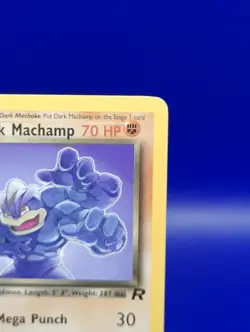 Dark Machamp 27/82 1st Edition Non Holo Rare Team Rocket Pokemon Card WOTC NM - Image 5
