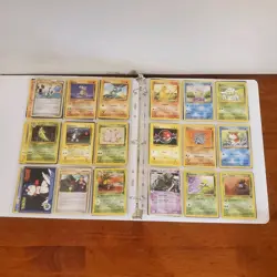 Vintage Pokemon Cards Rare Collection Binder 1999 90s Era Lot Fossil Jungle - Image 1