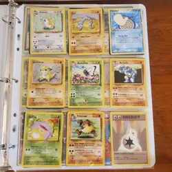 Vintage Pokemon Cards Rare Collection Binder 1999 90s Era Lot Fossil Jungle - Image 2