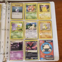 Vintage Pokemon Cards Rare Collection Binder 1999 90s Era Lot Fossil Jungle - Image 4