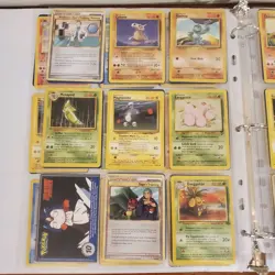 Vintage Pokemon Cards Rare Collection Binder 1999 90s Era Lot Fossil Jungle - Image 5