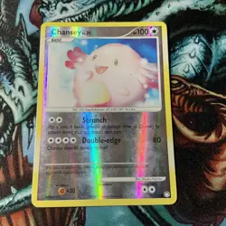 Chansey 76/123 Reverse Holo Mysterious Treasures Pokemon Card Excellent - Image 1