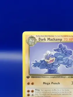 Dark Machamp 27/82 1st Edition Non Holo Rare Team Rocket Pokemon Card WOTC NM - Image 4