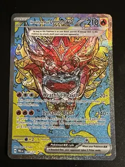 Hearthflame Mask Ogerpon ex 148/131 Pokemon Prismatic Evolutions SIR NM - Image 1