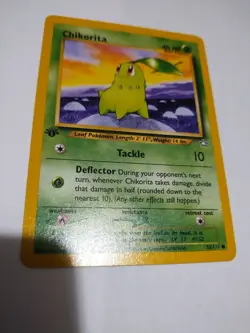 Mint/Nm Chikorita - 53/111 Neo Genesis Unlimited Common Pokemon - 1st Edition - Image 1