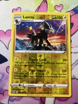 Pokemon TCG Luxray - 051/172 - RARE - Reverse Holo - Brilliant Stars 51/172 - Image 1