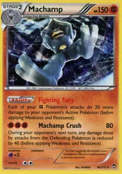 Machamp - 46/111 - Furious Fists - Pokemon TCG - LP - Holo Rare - Image 1