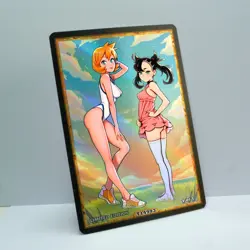 MARNIE MISTY Waifu Anime Card LIMITED 1/1 Custom TCG Holo T14993 - Image 3