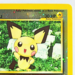 Pichu 35 Pokemon TCG Reverse Holo NM Black Star Promo Vintage 2001 Card - Image 4