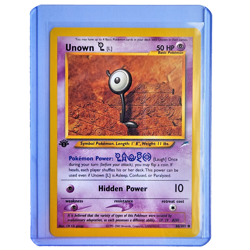 Unown [L] 86/105 Pokemon TCG 1st Edition Neo Destiny NM Vintage 2002 Card - Image 1