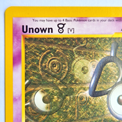 Unown [V] 89/105 Pokemon TCG 1st Edition Neo Destiny NM Vintage 2002 Card - Image 3