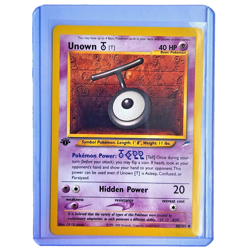 Unown [T] 88/105 Pokemon TCG 1st Edition Neo Destiny NM Vintage 2002 Card - Image 1