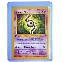 Unown [S] 87/105 Pokemon TCG 1st Edition Neo Destiny NM Vintage 2002 Card - Image 1