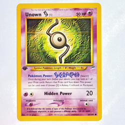Unown [S] 87/105 Pokemon TCG 1st Edition Neo Destiny NM Vintage 2002 Card - Image 2