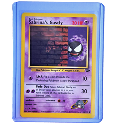 Sabrina's Gastly 96/132 Pokemon TCG Gym Challenge NM Vintage 2000 Card - Image 1