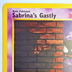 Sabrina's Gastly 96/132 Pokemon TCG Gym Challenge NM Vintage 2000 Card - Image 3