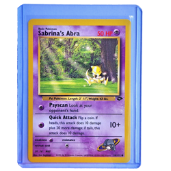 Sabrina's Abra 94/132 Pokemon TCG Gym Challenge NM Vintage 2000 Card - Image 1