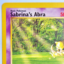 Sabrina's Abra 94/132 Pokemon TCG Gym Challenge NM Vintage 2000 Card - Image 3