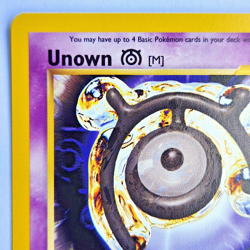 Unown [M] 49/75 Pokemon TCG Neo Discovery NM Vintage 2001 Card - Image 3