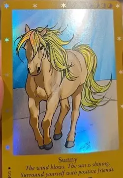 BELLA SARA SUNNY FOIL PROMO CARD VPF1/1 GOLD BOARDER SERIES 2 MINT UNUSED CODE - Image 4